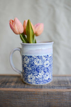 Load image into Gallery viewer, #12 Blue Floral Transfer Mug