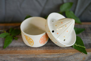#49 Sgraffito Citrus Juicer