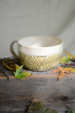 Load image into Gallery viewer, #50 Carved Soup Mug
