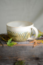 Load image into Gallery viewer, #50 Carved Soup Mug
