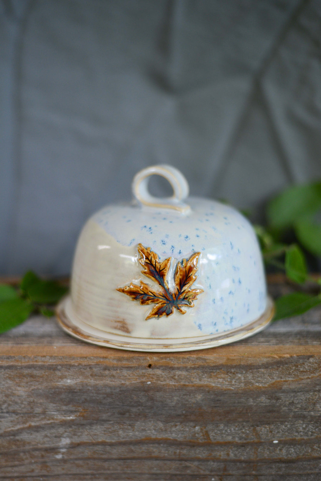 #51 Leaf Butter Dish