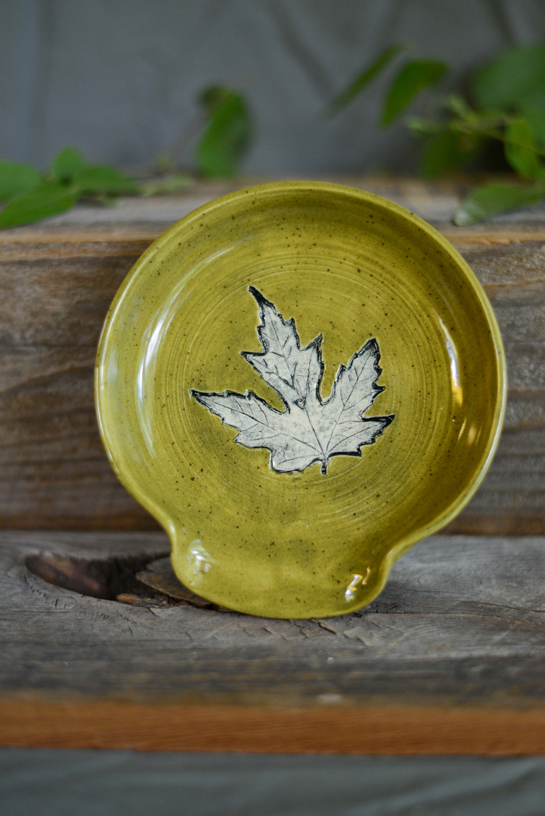 #55 Leaf Spoon Rests