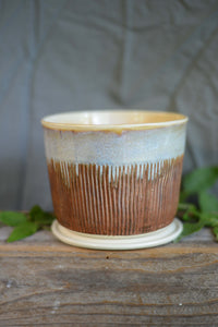 #59 Carved Planter Pot