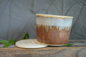 #59 Carved Planter Pot
