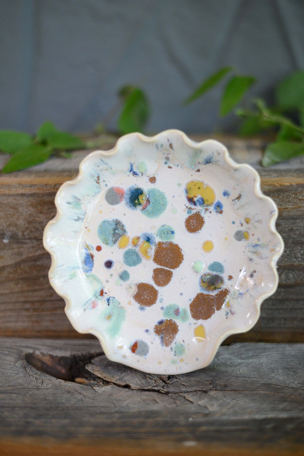 #65 Splatter Spoon Rest