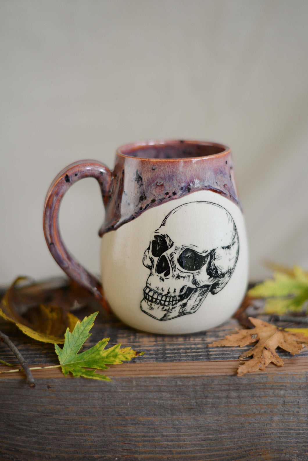 #12 Skull Transfer Mug