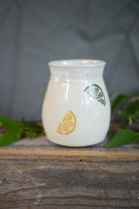 #15 Sgraffito Citrus Mug