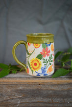 Load image into Gallery viewer, #16 Floral Transfer Mug

