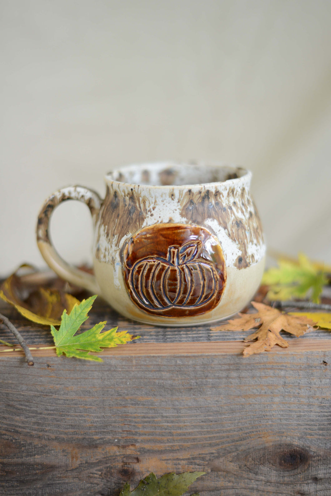 #18 Carved Pumpkin Mug