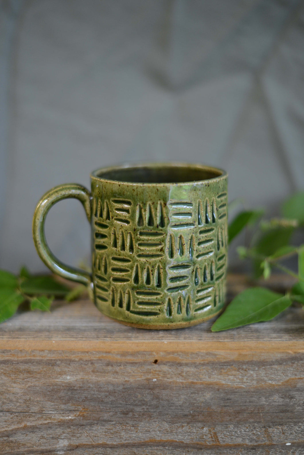 #21 Carved Mug