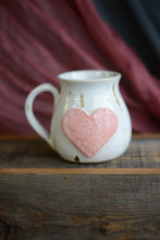 Load image into Gallery viewer, #50 Sgraffito Heart Mug
