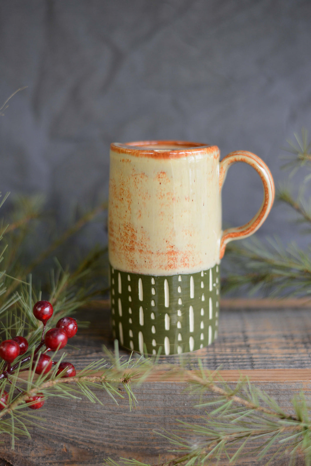 #43 Sgraffito Travel Mug