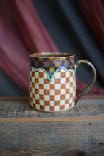 Load image into Gallery viewer, #12 Checkered Transfer Mug
