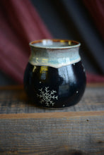 Load image into Gallery viewer, #13 Snowflake Sgraffito Mug
