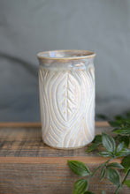 Load image into Gallery viewer, #25 Carved Leaf Mug
