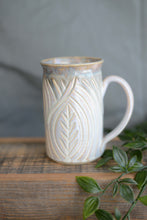 Load image into Gallery viewer, #25 Carved Leaf Mug
