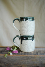 Load image into Gallery viewer, #25 Carved Leaf Mug
