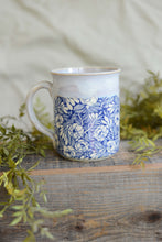 Load image into Gallery viewer, #53 Blue Floral Transfer Mug
