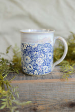 Load image into Gallery viewer, #53 Blue Floral Transfer Mug
