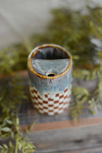 Load image into Gallery viewer, #18 Checkered Travel Tumbler

