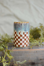 Load image into Gallery viewer, #18 Checkered Travel Tumbler
