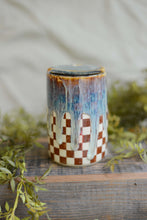 Load image into Gallery viewer, #18 Checkered Travel Tumbler
