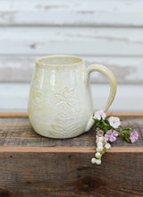 Load image into Gallery viewer, #41 Carved Floral Mug
