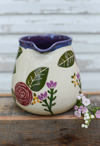 #43 Hand Painted Pitcher