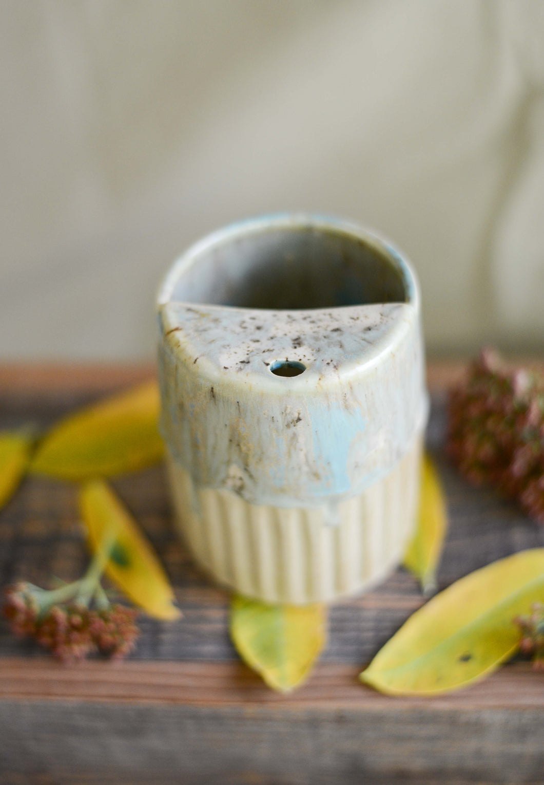 #51 Carved Travel Tumbler